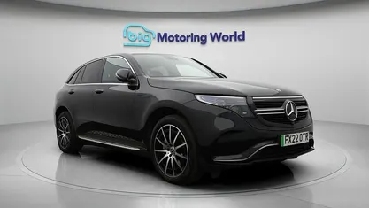 Used Mercedes EQC400 AMG line 300 kW (408 HP) 2022 Black SUV