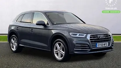 Grey Used 2018 Audi Q5 S-Line SUV | £21,499 (Good price)
