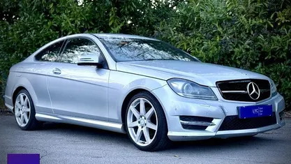 Used Mercedes C180 AMG 156 HP (114 kW) 2012 Silver Coupe