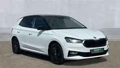 Moon white metallic black roof Used 2023 Skoda Fabia Colour Edition Hatchback | £17,570 (Fair price)