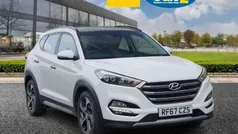 White Used 2018 Hyundai Tucson Premium SE SUV | £14,750 (Fair price)