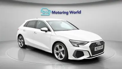 Used Audi A3 Sportback S-Line 150 HP (110 kW) 2023 White Hatchback