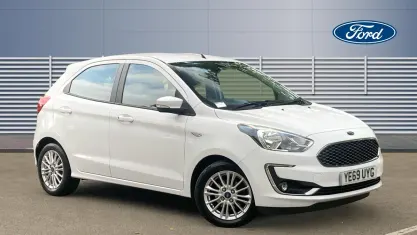 Used Ford Ka Plus Zetec 86 HP (63 kW) 2019 White Hatchback