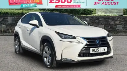Used Lexus NX300h 197 HP (144 kW) 2015 White SUV