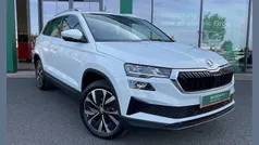 Moon white metallic Used 2024 Skoda Karoq SE L SUV | £21,499 (Fair price)