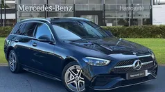 Black Used 2024 Mercedes C300e AMG Line Premium Plus Estate | £39,000 (Fair price)