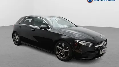 Used Mercedes A200 AMG line 163 HP (119 kW) 2019 Black Hatchback