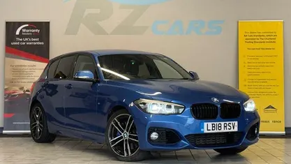 Used BMW 118 Efficient Dynamics 136 HP (100 kW) 2018 Blue Hatchback