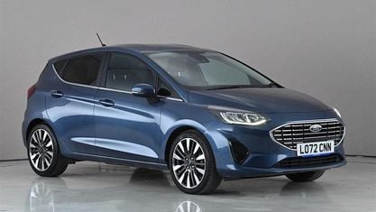 Second-hand Ford Fiesta Titanium X 125 CP (91 kW) 2021 Albastru Hatchback