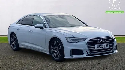 Used Audi A6 S-Line 286 HP (210 kW) 2020 White Sedan