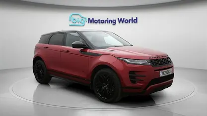 Red Used 2019 Land Rover Range Rover evoque SE Dynamic SUV | £17,000 (Fair price)
