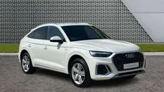 White Used 2022 Audi Q5 Sportback S-Line SUV | £33,195 (Good price)