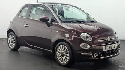 Red Used 2019 Fiat 500 Lounge Hatchback | £7,650 (Fair price)