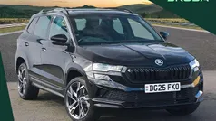 Black magic pearl effect Used 2025 Skoda Karoq SportLine SUV | £30,995 (Fair price)