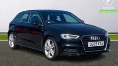 Black Used 2019 Audi A3 Sportback S-Line Hatchback | £17,599 (Fair price)
