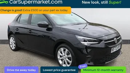 Used Vauxhall Corsa Design Edition 75 HP (55 kW) 2023 Black Hatchback