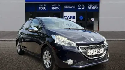 Used Peugeot 208 Style 82 HP (60 kW) 2014 Blue Hatchback