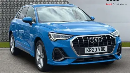 Used Audi Q3 S-Line 150 HP (110 kW) 2023 Blue SUV