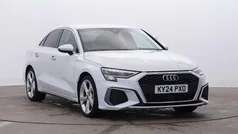 White Used 2024 Audi A3 S-Line Sedan | £25,980 (Fair price)
