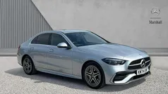 Metallic paint hightech silver Used 2024 Mercedes C300e AMG Line Premium Sedan | £37,929 (Fair price)