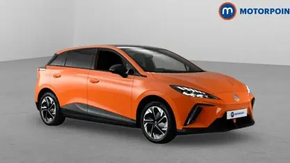 Used MG MG4 EV Trophy 150 kW (204 HP) 2023 Orange Hatchback
