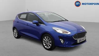 Used Ford Fiesta Titanium 125 HP (91 kW) 2020 Blue Hatchback