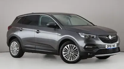 Used Vauxhall Grandland X Sport 131 HP (96 kW) 2018 Grey SUV
