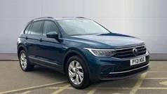 Blue Used 2021 VW Tiguan Life SUV | £16,495 (Good price)