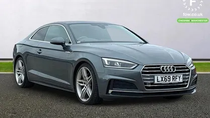 Used Audi A5 S-Line 190 HP (139 kW) 2019 Grey Coupe