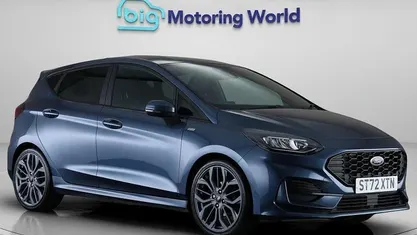 Used Ford Fiesta ST-Line X 125 HP (91 kW) 2023 Blue Hatchback
