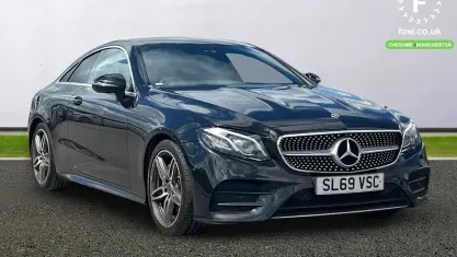 Used Mercedes E220 AMG Line Premium 194 HP (142 kW) 2020 Black Coupe