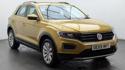 Yellow Used 2020 VW T-Roc SE SUV | £14,650 (Good price)