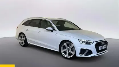 Used Audi A4 S-Line 150 HP (110 kW) 2021 White Estate