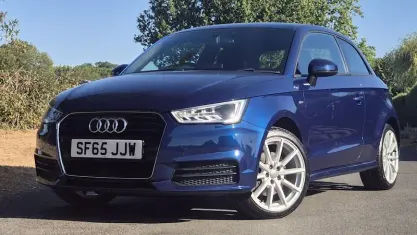 Used Audi A1 Sportback S-Line 125 HP (91 kW) 2016 Blue Hatchback