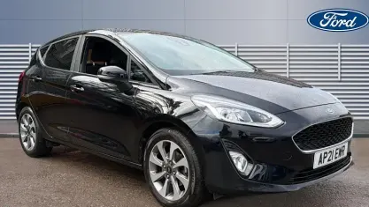 Used Ford Fiesta Trend 95 HP (69 kW) 2021 Black Hatchback