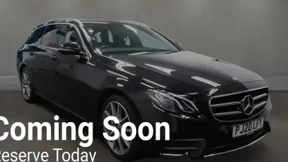 Used Mercedes E350 AMG line 286 HP (210 kW) 2019 Black Estate