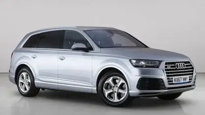 Used Audi Q7 S-Line 272 HP (200 kW) 2018 Silver SUV