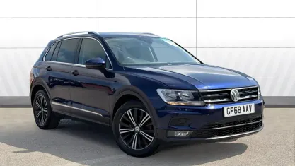 Used VW Tiguan SE 125 HP (91 kW) 2018 Blue SUV