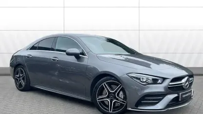 Used Mercedes CLA35 AMG Premium 306 HP (225 kW) 2019 Grey Coupe