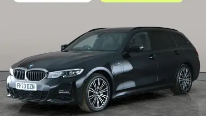 Used BMW 330e M Sport 292 HP (214 kW) 2021 Black Estate