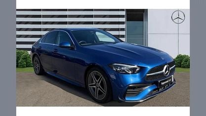 Used Mercedes C200 AMG line 204 HP (150 kW) 2025 Blue Sedan