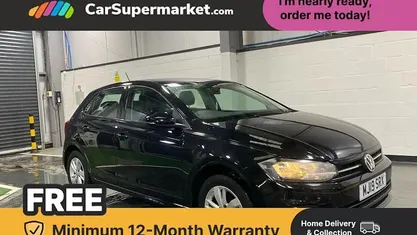Used VW Polo SE 95 HP (69 kW) 2019 Black Hatchback
