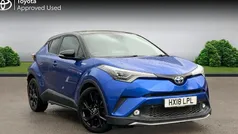 Nebula blue bitone Used 2018 Toyota C-HR SUV | £15,444 (Fair price)