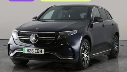 Used Mercedes EQC400 AMG line 300 kW (408 HP) 2021 Blue SUV