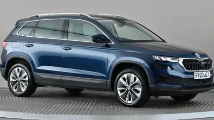 Used Skoda Karoq SE L 150 HP (110 kW) 2023 Blue SUV