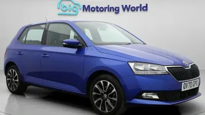 Used Skoda Fabia SE Drive 95 HP (69 kW) 2021 Blue Hatchback