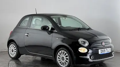 Used Fiat 500 Lounge 69 HP (50 kW) 2019 Black Hatchback