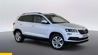 Used Skoda Karoq SE Technology 116 HP (85 kW) 2019 White SUV