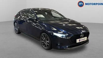 Used Mazda 3 Exclusive-Line 140 HP (102 kW) 2025 Blue Hatchback