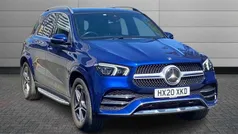 Blue Used 2020 Mercedes GLE300 AMG line SUV | £42,595 (A bit pricey)